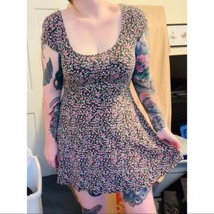American Eagle Floral Skater Dress Size Medium